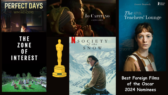 Best Foreign Films of the Oscar 2024 Nominees